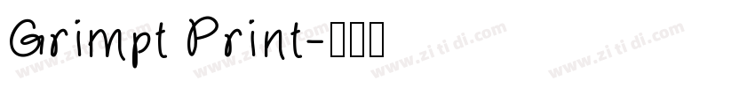 Grimpt Print字体转换